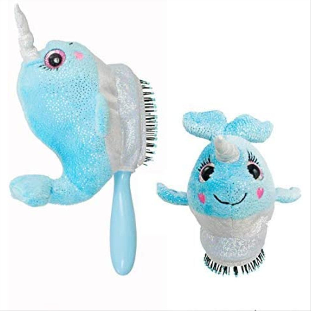 wet brush kids hair brush detangler & detachable owl unicorn narwhal