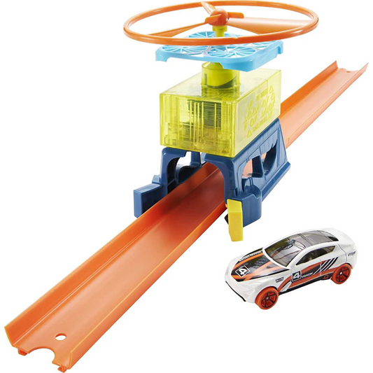 Hot Wheels Air Attack Dragon Track Set, Motorized Robo Dragon with 1 Toy  Car in 1:63 Scale