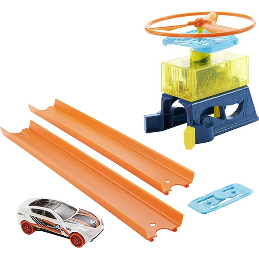 Hot Wheels Air Attack Dragon Track Set, Motorized Robo Dragon with 1 Toy  Car in 1:63 Scale