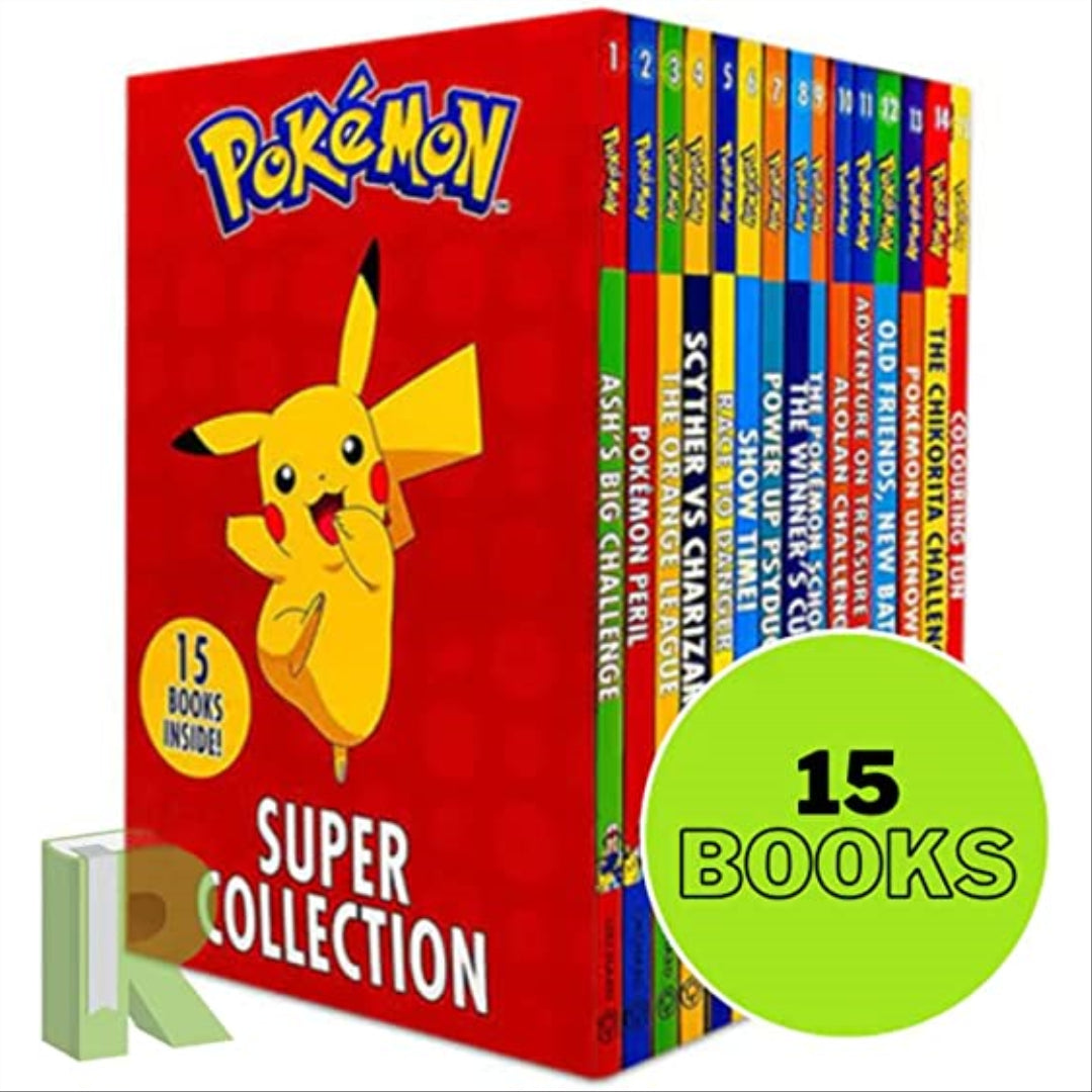 pokemon super collection books 1-15