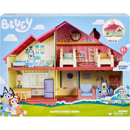 Bluey and Family 4 Pack of 2.5-3 Bluey, Bingo, Chilli, Bandit Poseable  Figures