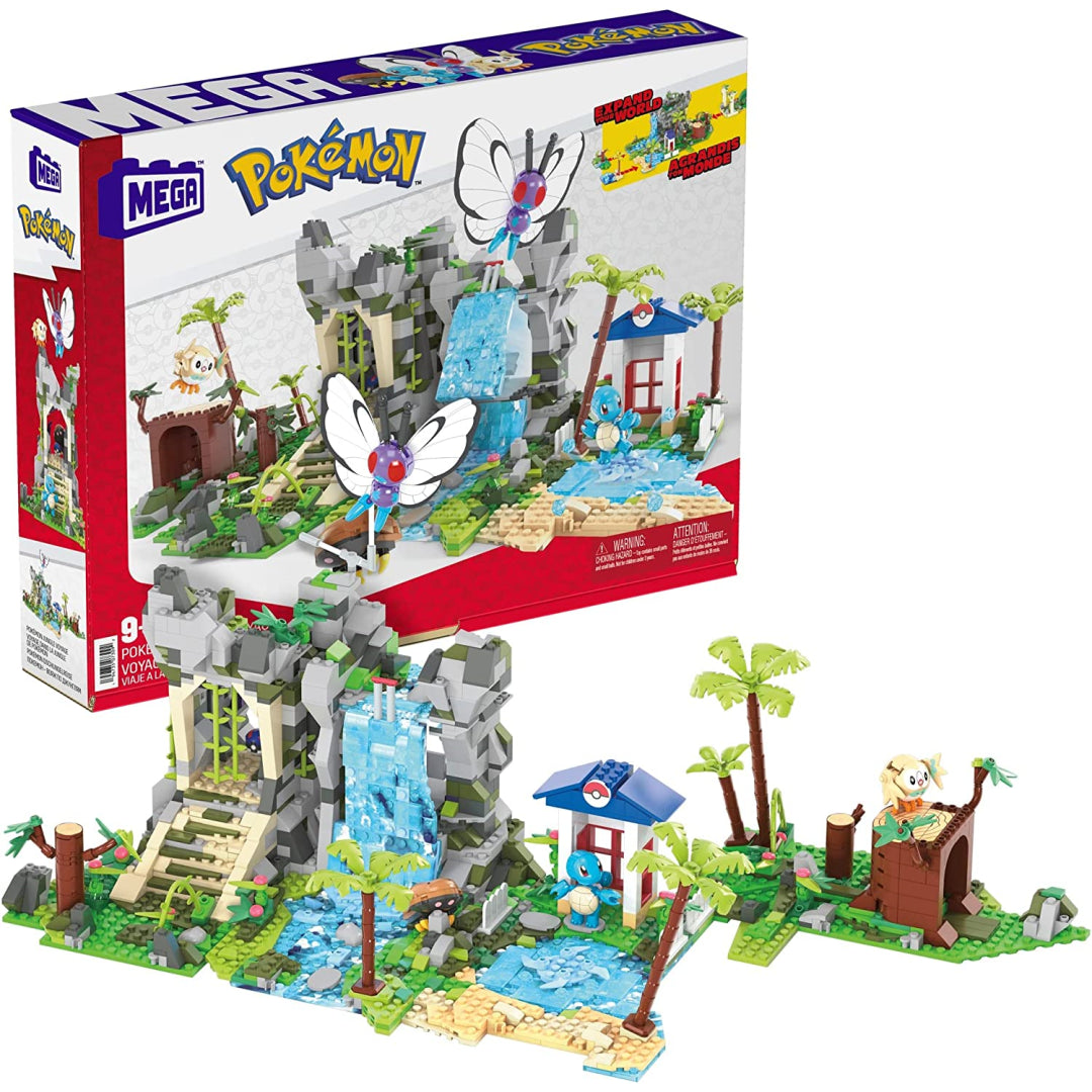 mega pokemon ultimate jungle expedition building set with 1347 compatible pieces