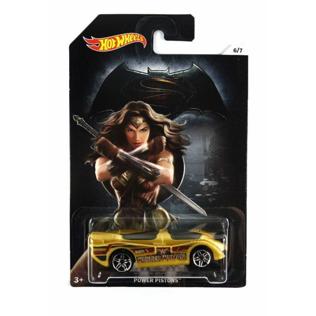 hot wheels batman v superman power pistons die-cast vehicle