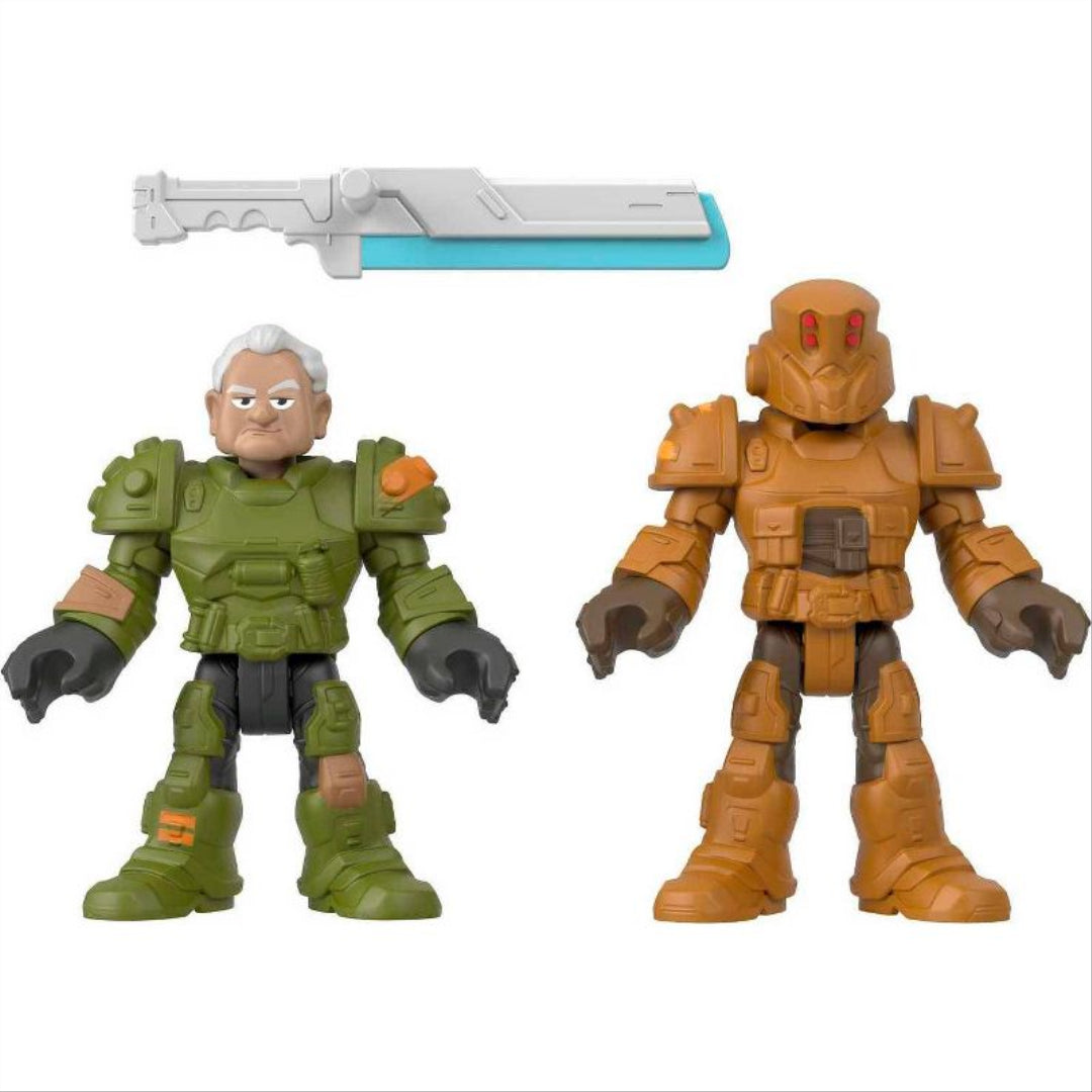 imaginext disney pixar lightyear darby steel and zap patrol action figures