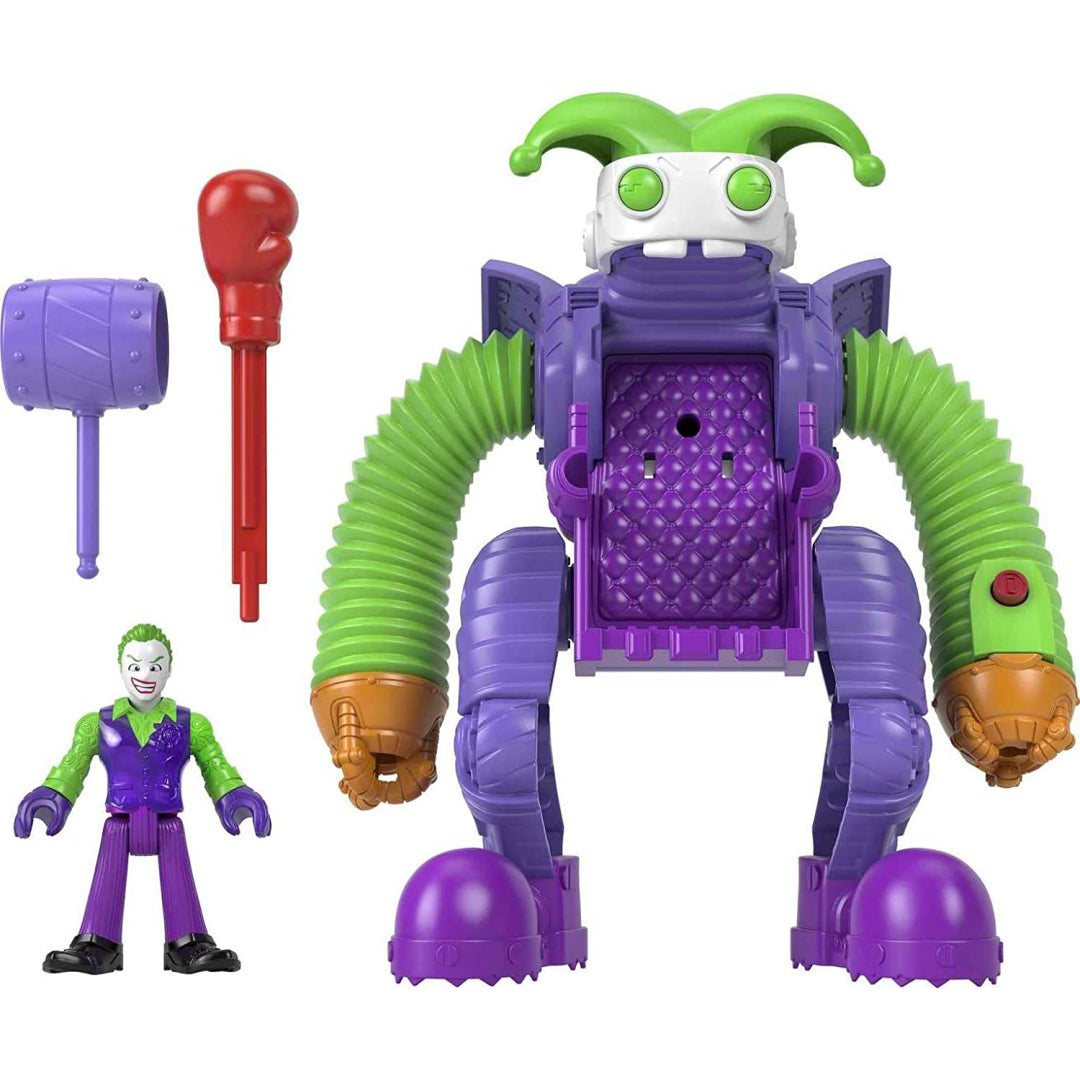 imaginext the joker battling robot dc super friends figure