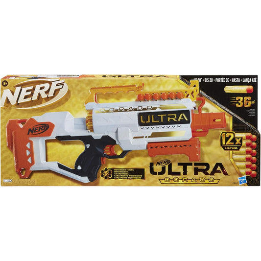 NERF Ultra Select Fully Motorized Blaster, Fire for Distance or