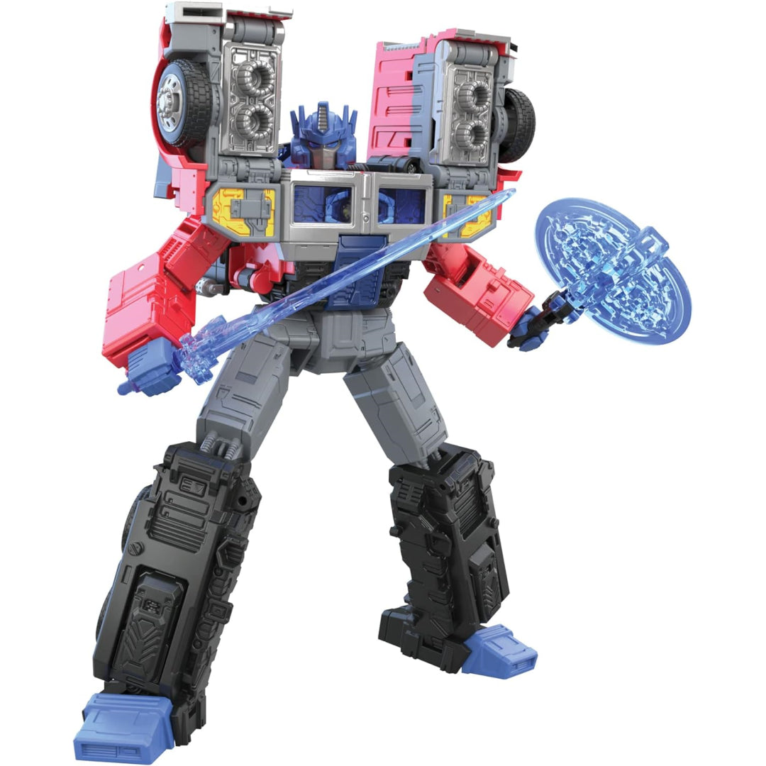 transformers generations legacy series laser optimus prime action figure