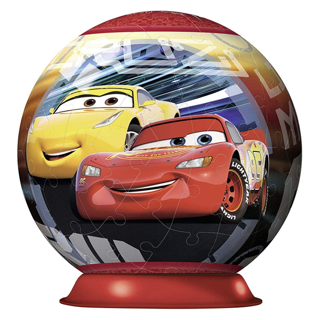 ravensburger disney pixar cars 3 72-piece 3d jigsaw globe toy