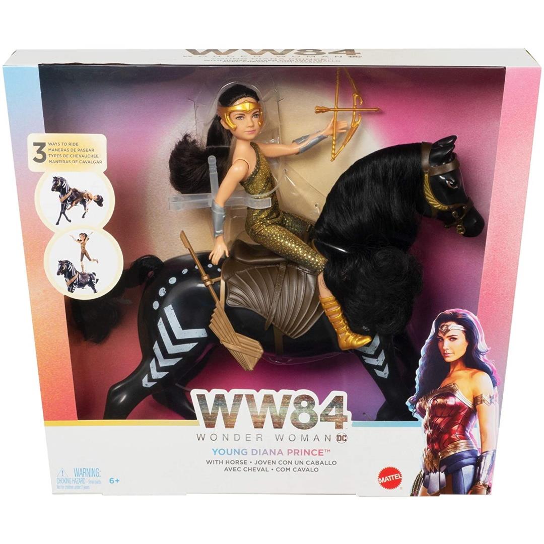 ww84 wonder woman young diana prince doll with horse