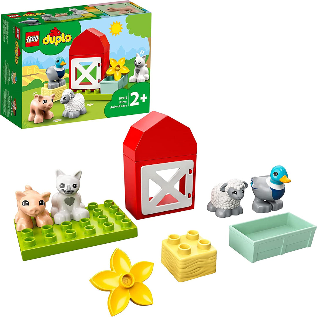 lego duplo 10949 town farm animal care toy