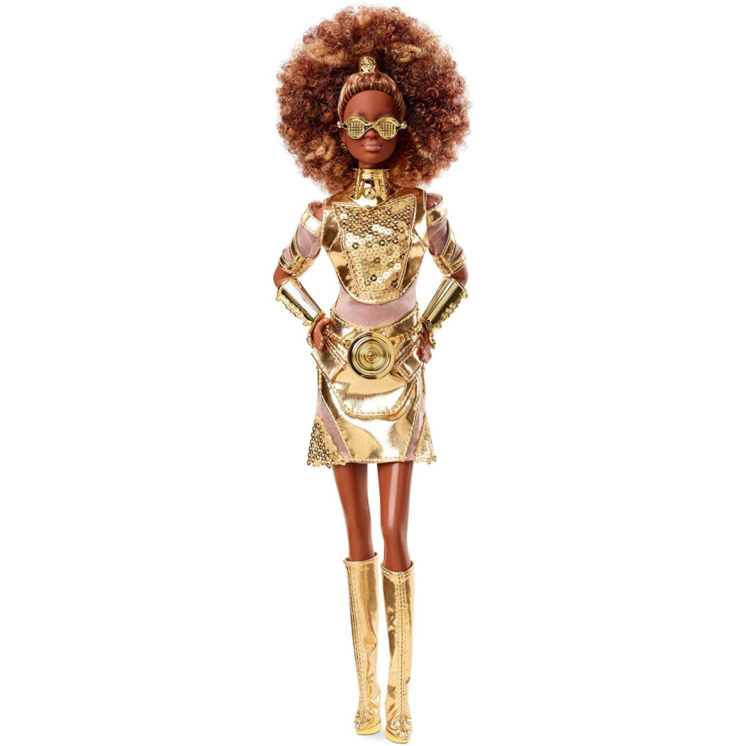 star wars x barbie c-3p0 doll