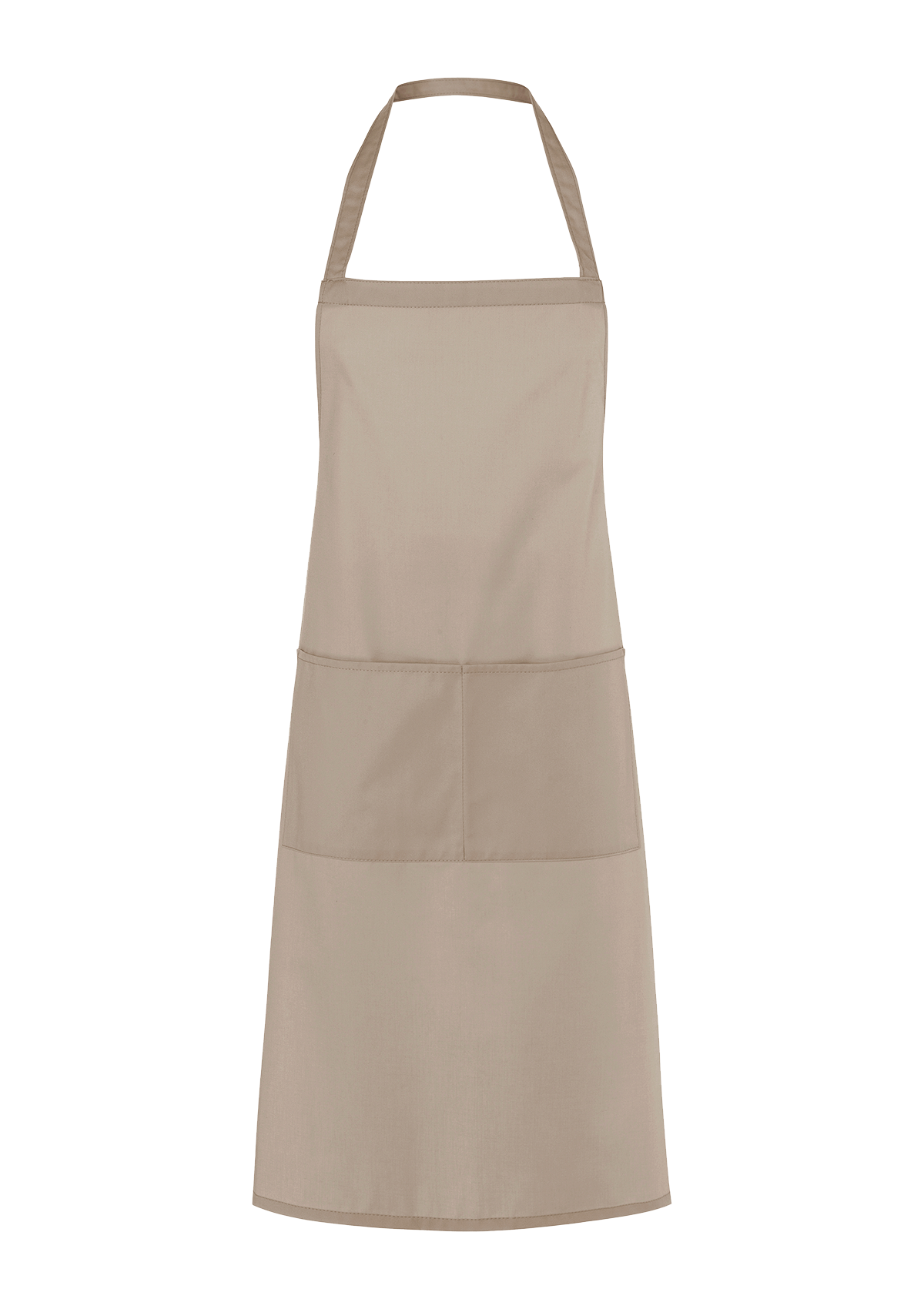 Slate Grey Bib Apron w/ Adjustable Leather Strap From Oliver Harvey