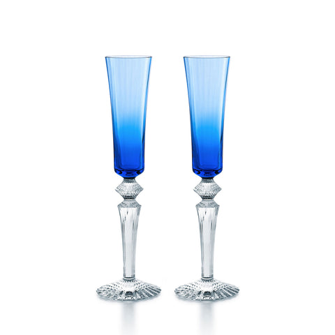 Vega Water Glasses Small Blue Set of 2