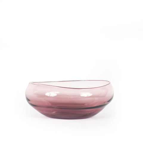 Medium Pink Glass Dish