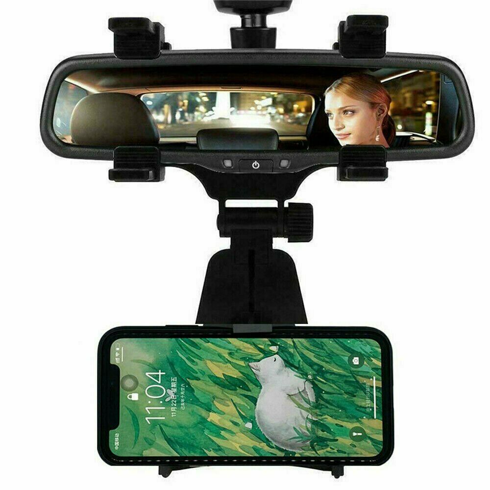 Universal Auto Car Rear-view Mirror Mount Stand Holder Cradle For Cell Phone GPS