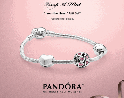 Drop A Hint Pandora Valentine S Collection Gift Sets Are Here Hannah S By The Lake Show her your love and surprise her with a romantic valentine idea. drop a hint pandora valentine s