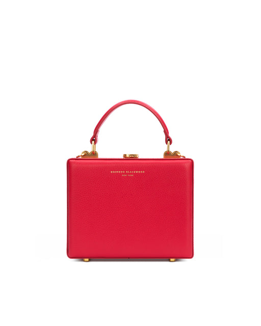 Balenciaga Hourglass Gold Hardware Shoulder Bag U Red Leather 100