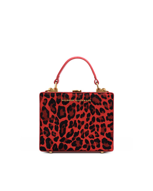 Red Leopard Ponyhair Kuei Bag | Luxury Designer Bags | Brandon Blackwood