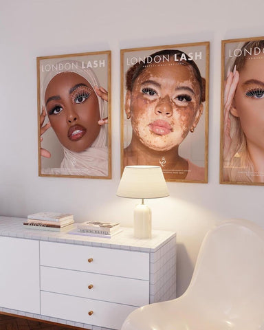 Lash studio posters