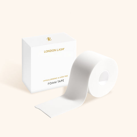 Foam tape for lash extensions treatment