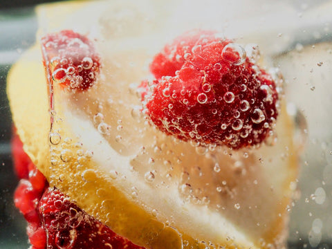 Fruit in water for drinking