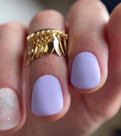 Lavender nail polish for gel nails
