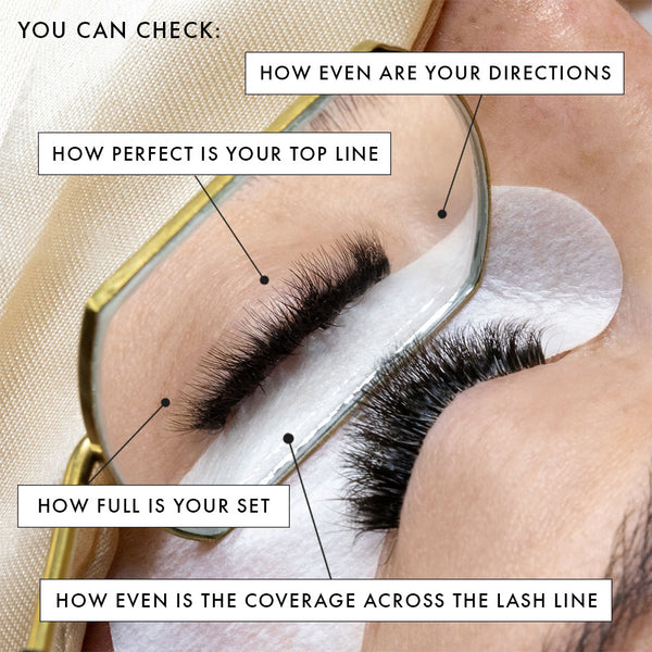 The positives of using a lash mirror