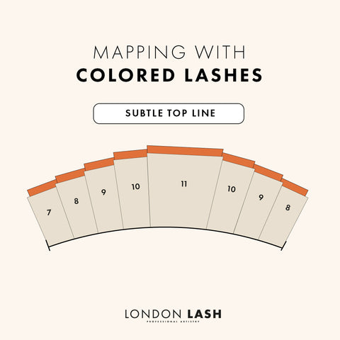 lash line, colored lash extensions, colored lashes, color lashes, colored eyelash extensions, lash extensions with color, lash extensions