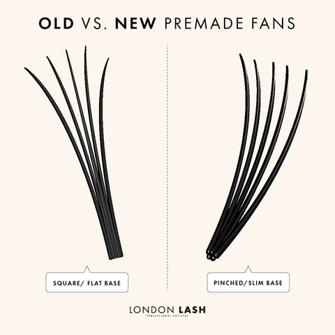 Premade lash fans diagram