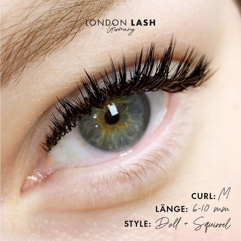 wet set lashes, wet lashes look, wet look lash extensions