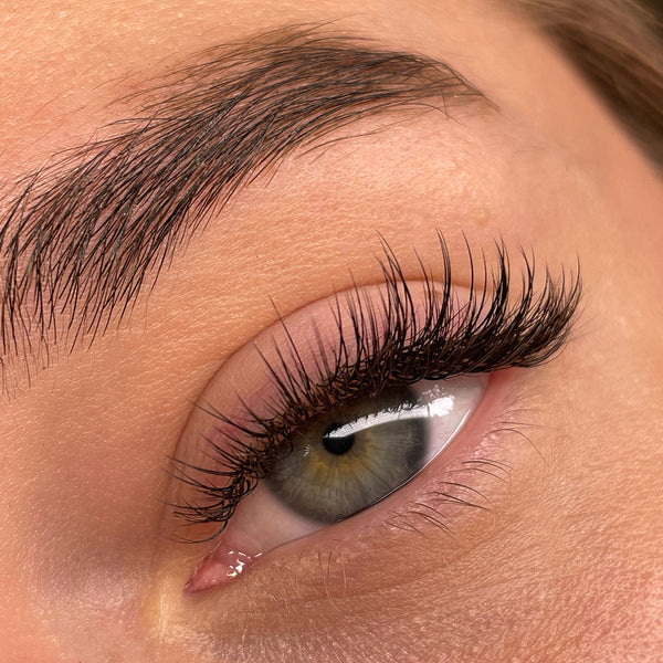 Angel lash extensions on model