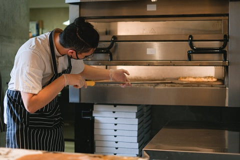 Horno para pizza de banda en México