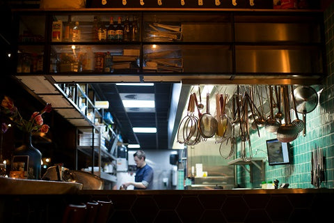 Distribución eficiente en el diseño de una cocina de restaurante