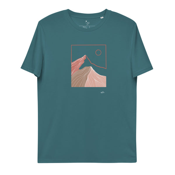 "Two Peaks" Unisex organic cotton t-shirt