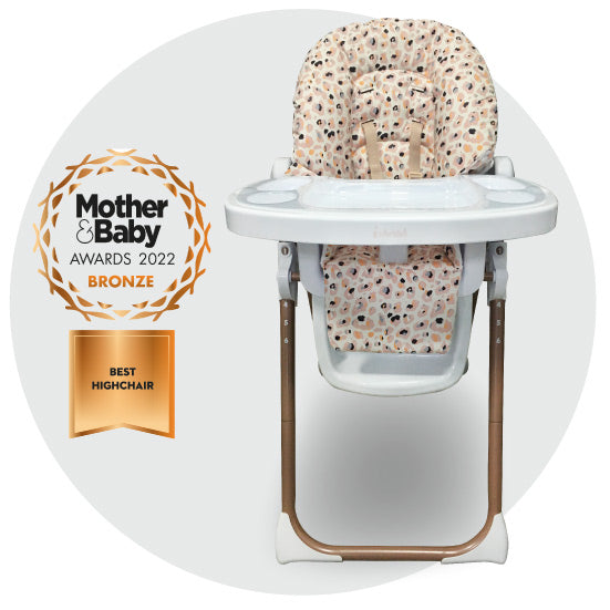 Dani Dyer Blush Leopard Highchair