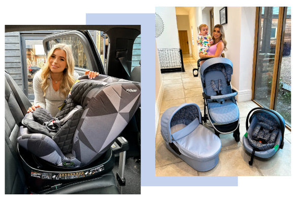My Babiie iSize Spin Car Seat and MB200i iSize Travel System