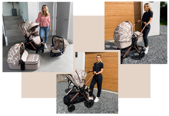 My Babiie Dani Dyer Giraffe Travel system