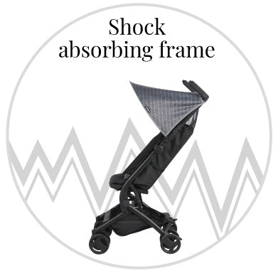 Shock absorbing frame