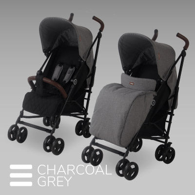 My Babiie charcoal grey mb03 lightweight stroller