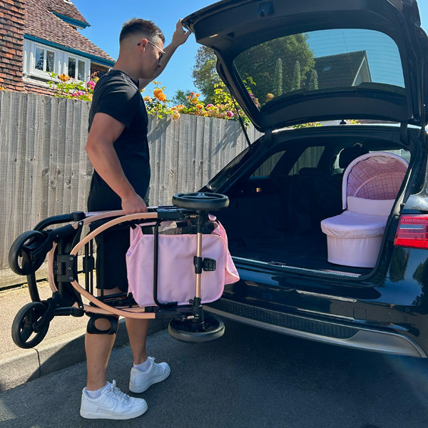 MB200i Dani Dyer Pink Plaid iSize Travel System