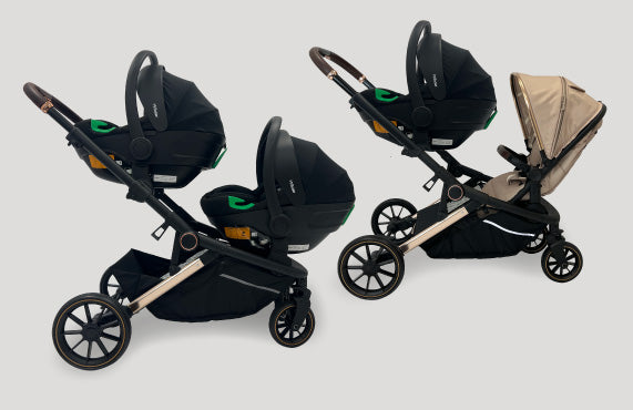 My Babiie MB33 Tandem Pushchair car seat compatible