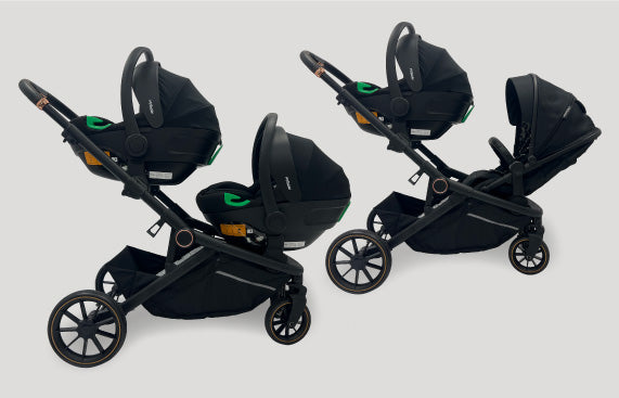 My Babiie MB33 Tandem Pushchair car seat compatible