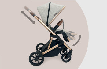 MB500i Travel System adjustable seat