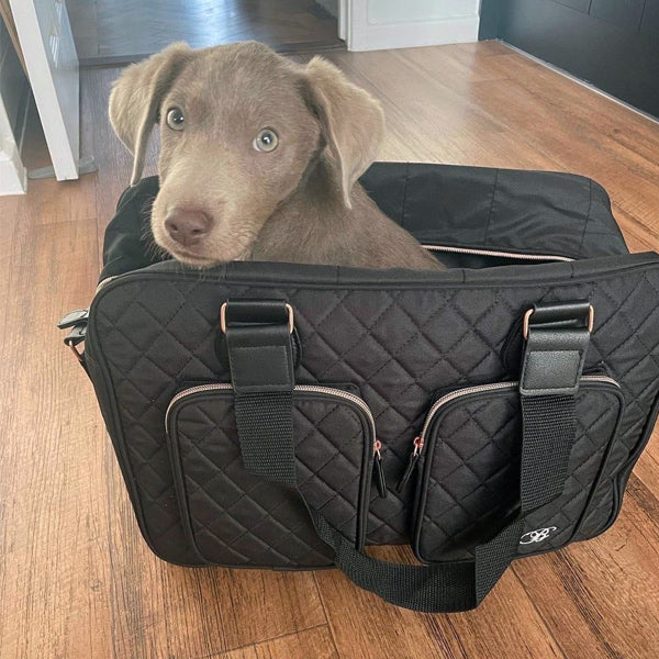 My Babiie Billie Faiers Black Quilted Deluxe Changing Bag