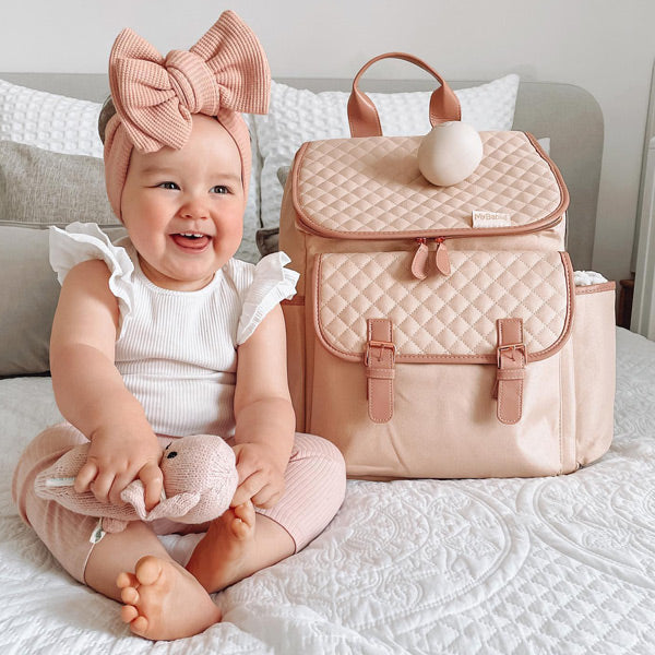 My Babiie Billie Faiers Blush Backpack Baby Changing Bag