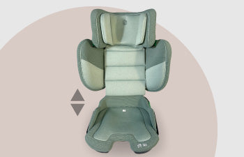 MBCS23 i-Size (100-150cm) Compact High Back Booster Car Seat - Green