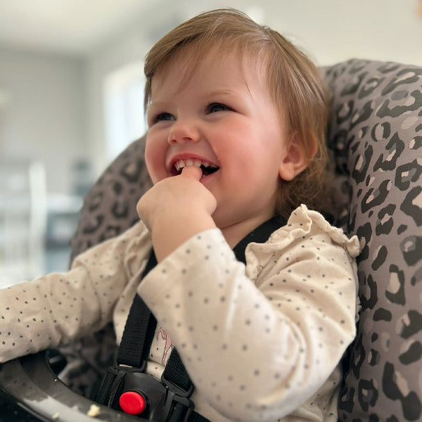 My Babiie Dani Dyer Black Leopard Highchair