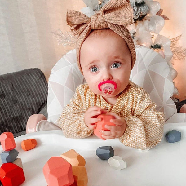 My Babiie Billie Faiers Geometric Rose Gold Highchair