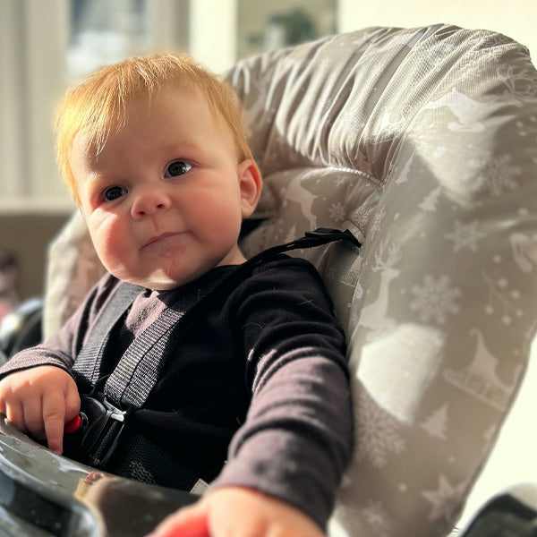 My Babiie Save the Children Charity Festive Christmas highchair cover