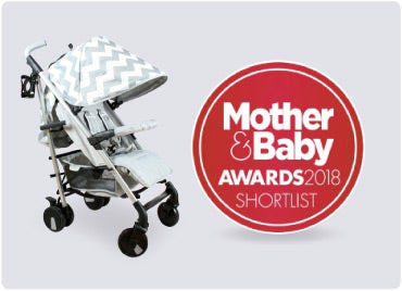 My Babiie Billie Faiers Grey Chevron Stroller Award